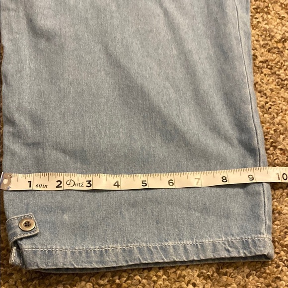 Cappagallo Casualz Denim Capri Pants Sz S NWT - Picture 7 of 14